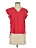 Ann Taylor Red Short Sleeve Top Size XS - photo 1