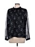 Ann Taylor LOFT 100% Polyester Black Long Sleeve Blouse Size L - photo 1