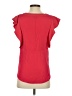 Ann Taylor Red Short Sleeve Top Size XS - photo 2