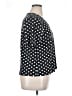 Chico's 100% Cotton Polka Dots Black Short Sleeve Top Size XL (3) - photo 4