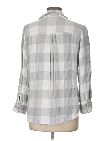 Ann Taylor LOFT Outlet 3/4 Sleeve Button-Down Shirt (view 2)