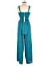 Dokotoo 100% Polyester Solid Teal Jumpsuit Size XS - photo 2