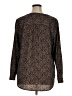 Christopher & Banks Tweed Brown Long Sleeve Blouse Size XL - photo 2