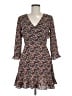 Topshop Floral Black Casual Dress Size 6 - photo 1