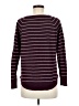 Pink Clover Stripes Burgundy Pullover Sweater Size M - photo 2