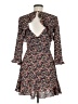 Topshop Floral Black Casual Dress Size 6 - photo 2
