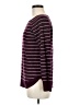 Pink Clover Stripes Burgundy Pullover Sweater Size M - photo 5