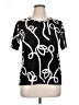 Masai Black Short Sleeve Blouse Size XL - photo 1