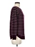 Pink Clover Stripes Burgundy Pullover Sweater Size M - photo 4