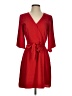 Gianni Bini Solid Red Casual Dress Size 2 - photo 1