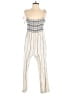 Madewell Stripes Ivory Jumpsuit Size S - photo 1