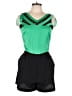 Vero Moda Color Block Green Romper Size 165 - photo 1