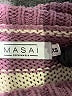 Masai Stripes Purple Turtleneck Sweater Size XS - photo 7
