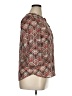 Sara Michelle Print Brown 3/4 Sleeve Blouse Size XL (petite) - photo 4