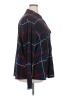 Justify Plaid Burgundy Long Sleeve Blouse Size 2X - photo 4