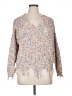 Polly & Esther Tweed Silver Pullover Sweater Size L - photo 1