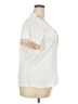 Unbranded 100% Polyester Ivory Short Sleeve Blouse Size XXL - photo 4