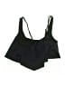 Unbranded Solid Black Swimsuit Top Size M - photo 2