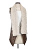 JACK 100% Polyester Ivory Faux Fur Vest Size S - photo 1