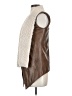 JACK 100% Polyester Ivory Faux Fur Vest Size S - photo 5