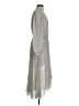 Idano 100% Polyester Polka Dots Gray Casual Dress Size (1) - photo 4