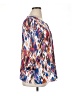 Allison Daley 100% Polyester Blue 3/4 Sleeve Blouse Size XL - photo 4
