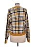 Divided by H&M 100% Acrylic Plaid Yellow Pullover Sweater Size L - photo 2