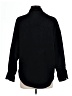 Unbranded 100% Polyester Black Long Sleeve Blouse Size L (estimated) - photo 2