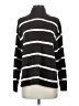Gap 100% Cotton Stripes Black Turtleneck Sweater Size XS - photo 1