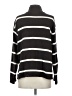 Gap 100% Cotton Stripes Black Turtleneck Sweater Size XS - photo 2