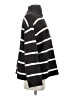 Gap 100% Cotton Stripes Black Turtleneck Sweater Size XS - photo 4