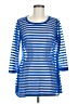 Unbranded Blue 3/4 Sleeve Top Size M - photo 1