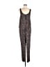 Tiny 100% Rayon Tweed Brown Jumpsuit Size M - photo 1