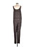 Tiny 100% Rayon Tweed Brown Jumpsuit Size M - photo 2