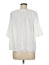 French Laundry 100% Polyester White 3/4 Sleeve Blouse Size M - photo 2