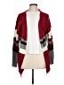 No Comment Color Block Stripes Red Cardigan Size L - photo 1