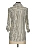 Fortune + Ivy 100% Polyester Stripes Silver 3/4 Sleeve Blouse Size XS - photo 2