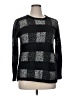 K.I.K.I.T Checkered-gingham Black Pullover Sweater Size XL - photo 1