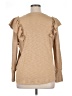 Cato Tan Long Sleeve Blouse Size XL - photo 2