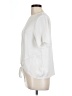 A New Day 100% Polyester Ivory Short Sleeve Top Size L - photo 5
