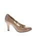 Assorted Brands 100% Leather Tan Heels Size 7 - photo 1