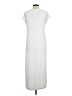 Philosophy Solid White Casual Dress Size L - photo 2