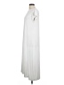Philosophy Solid White Casual Dress Size L - photo 5
