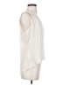 Parker 100% Silk Solid Ivory Sleeveless Silk Top Size XS - photo 4