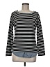 English Laundry Stripes Black Long Sleeve Top Size M - photo 1