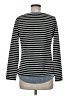 English Laundry Stripes Black Long Sleeve Top Size M - photo 2