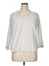 ModCloth 100% Cotton White 3/4 Sleeve Blouse Size 1X - photo 1