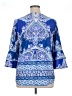 New Directions Blue 3/4 Sleeve Blouse Size XL (petite) - photo 2