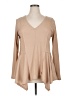 Maurices 100% Polyester Tan Long Sleeve Blouse Size XL - photo 1