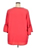 Calvin Klein Red 3/4 Sleeve Blouse Size 2X - photo 2
